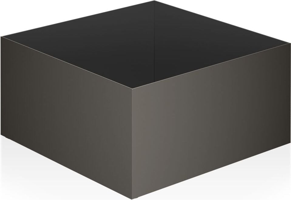Pojemnik łazienkowy Corner 17 cm ciemny metal mat