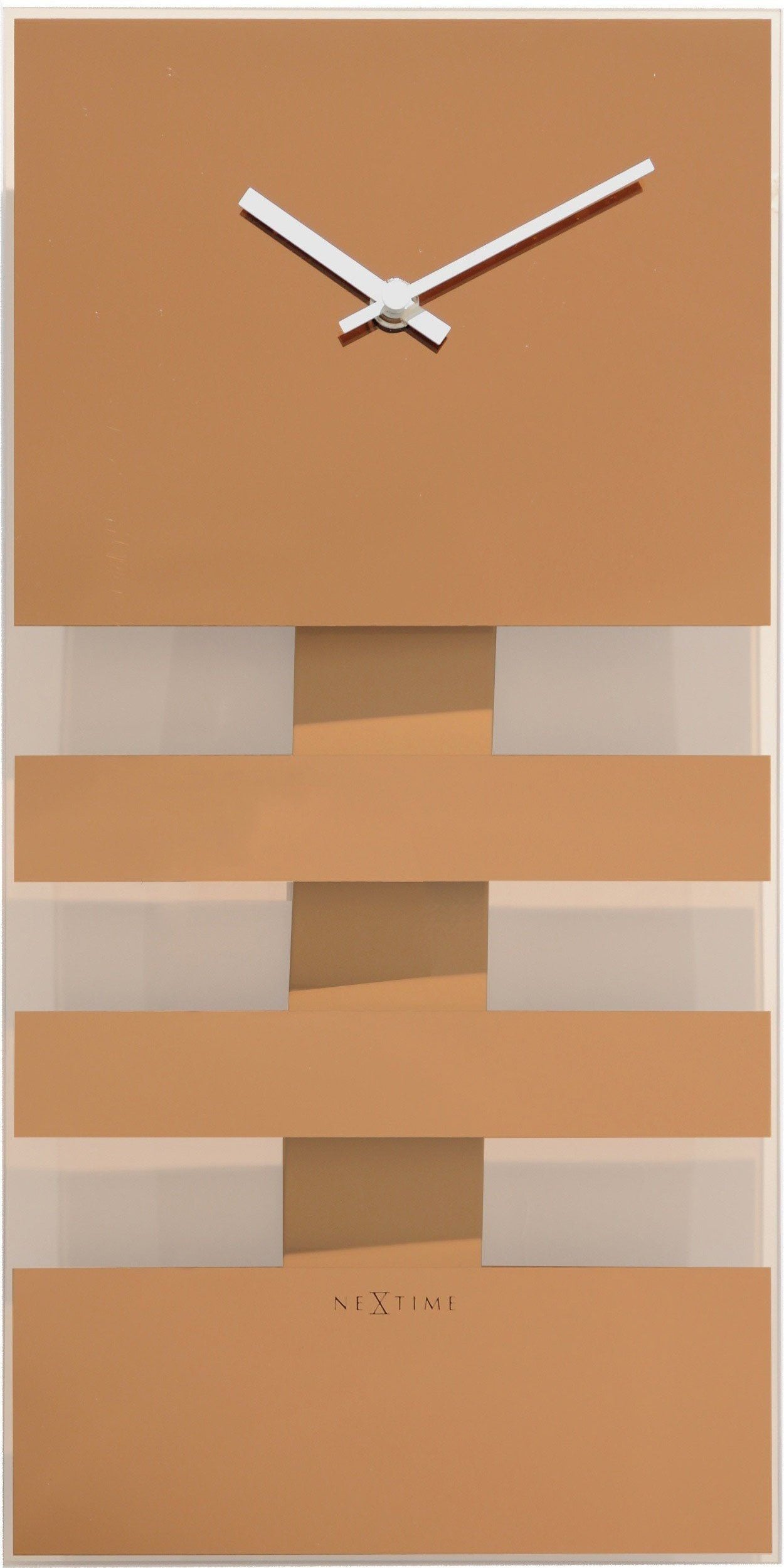Zegar ścienny Bold Stripes miedź