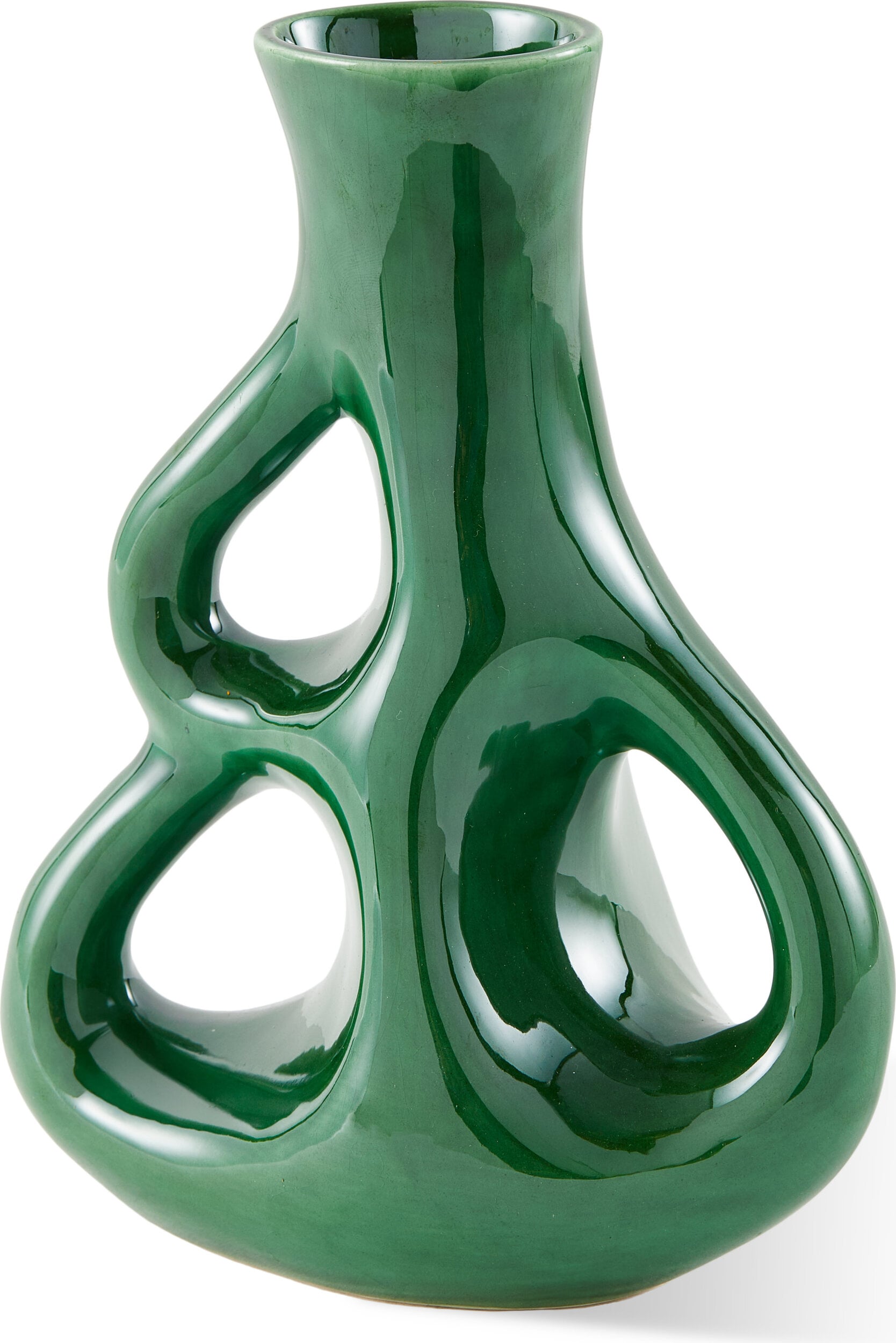Wazon Three Ears 21 cm zielony