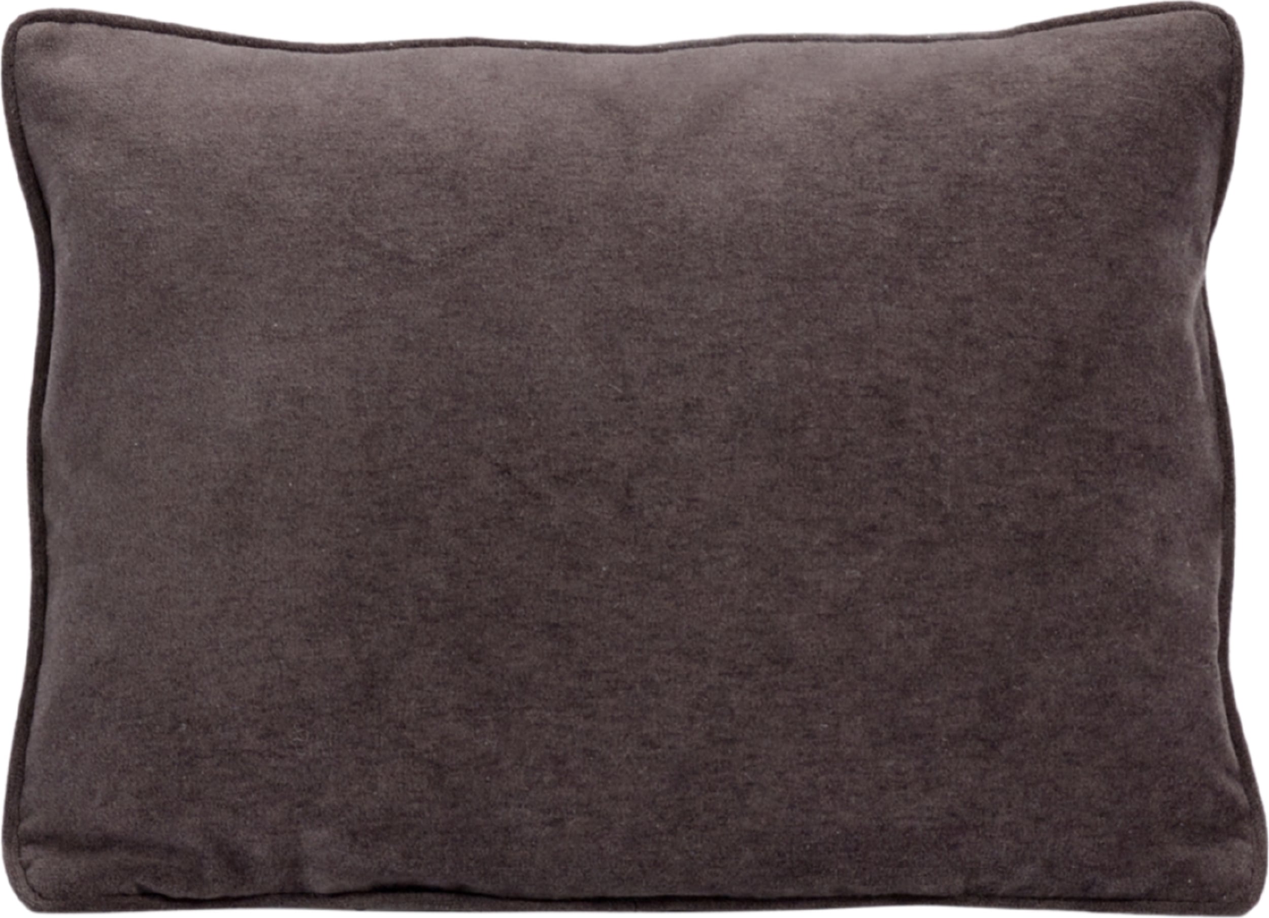 Poduszka na sofę Ono Velvet 40 x 50 cm ciemnobrązowa
