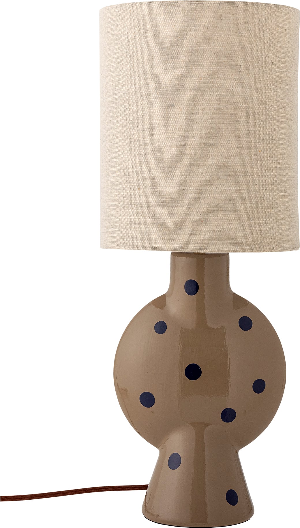 Lampa stołowa Sergio w kropki