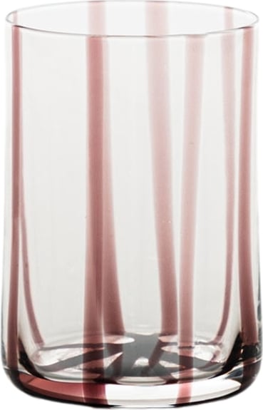 Szklanka Tirache w paski 350 ml ametystowa
