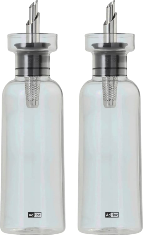 Dozowniki do oliwy lub octu Aroma Pour 300 ml przezroczyste szare 2 szt.