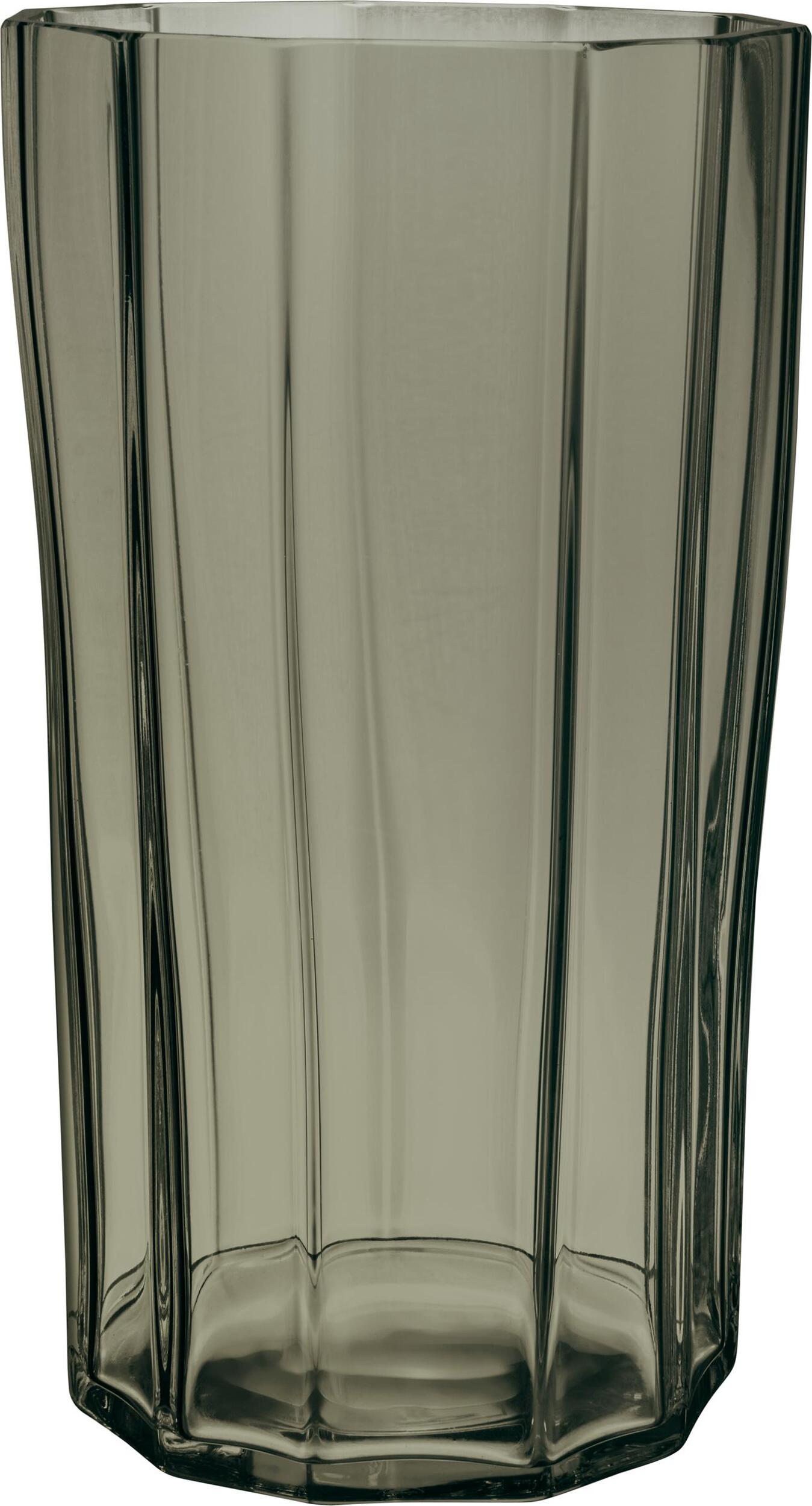 Lampion Reed 25 cm ciemnozielony