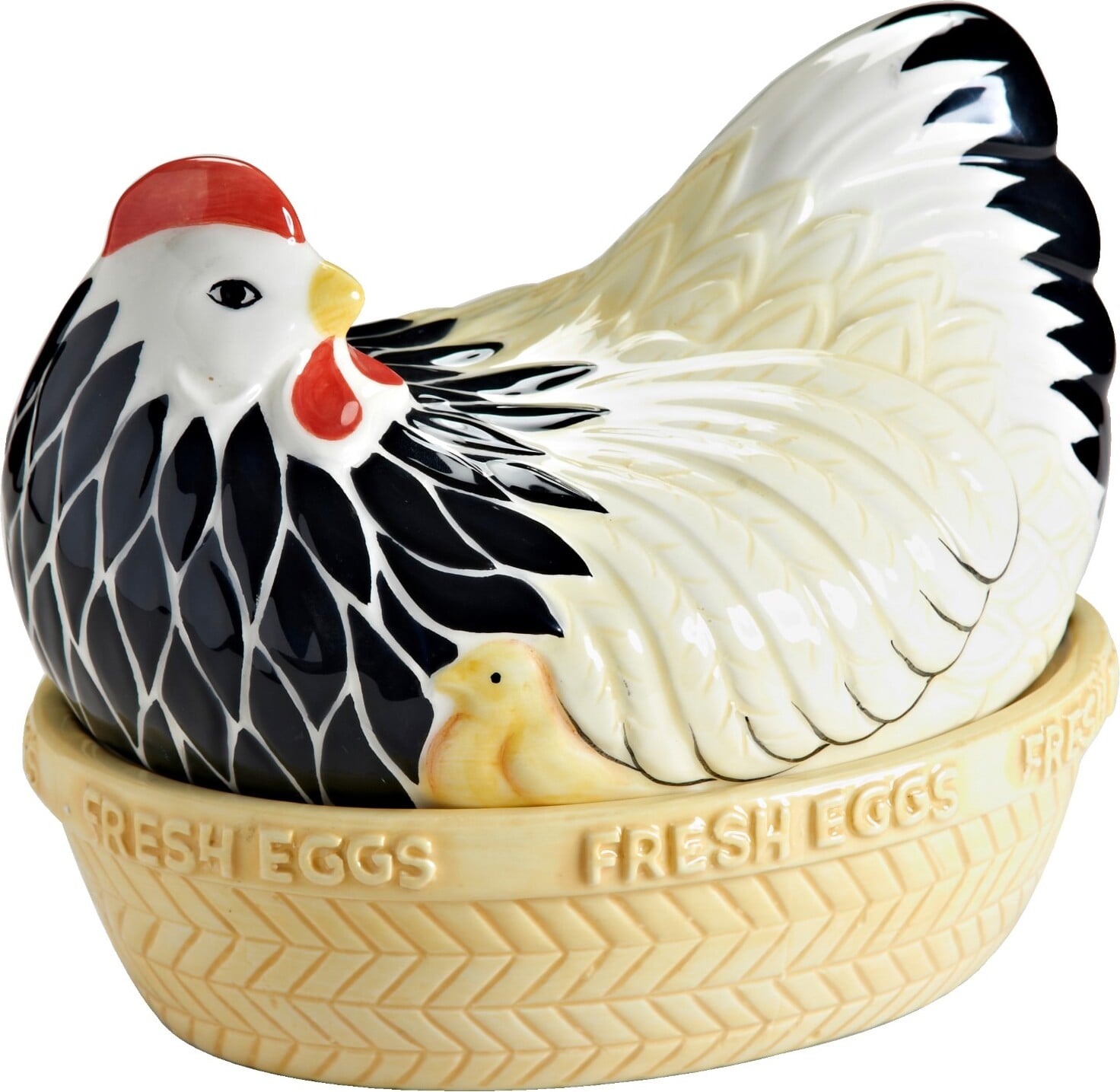 Pojemnik na jajka Hen Nest kura kolorowa