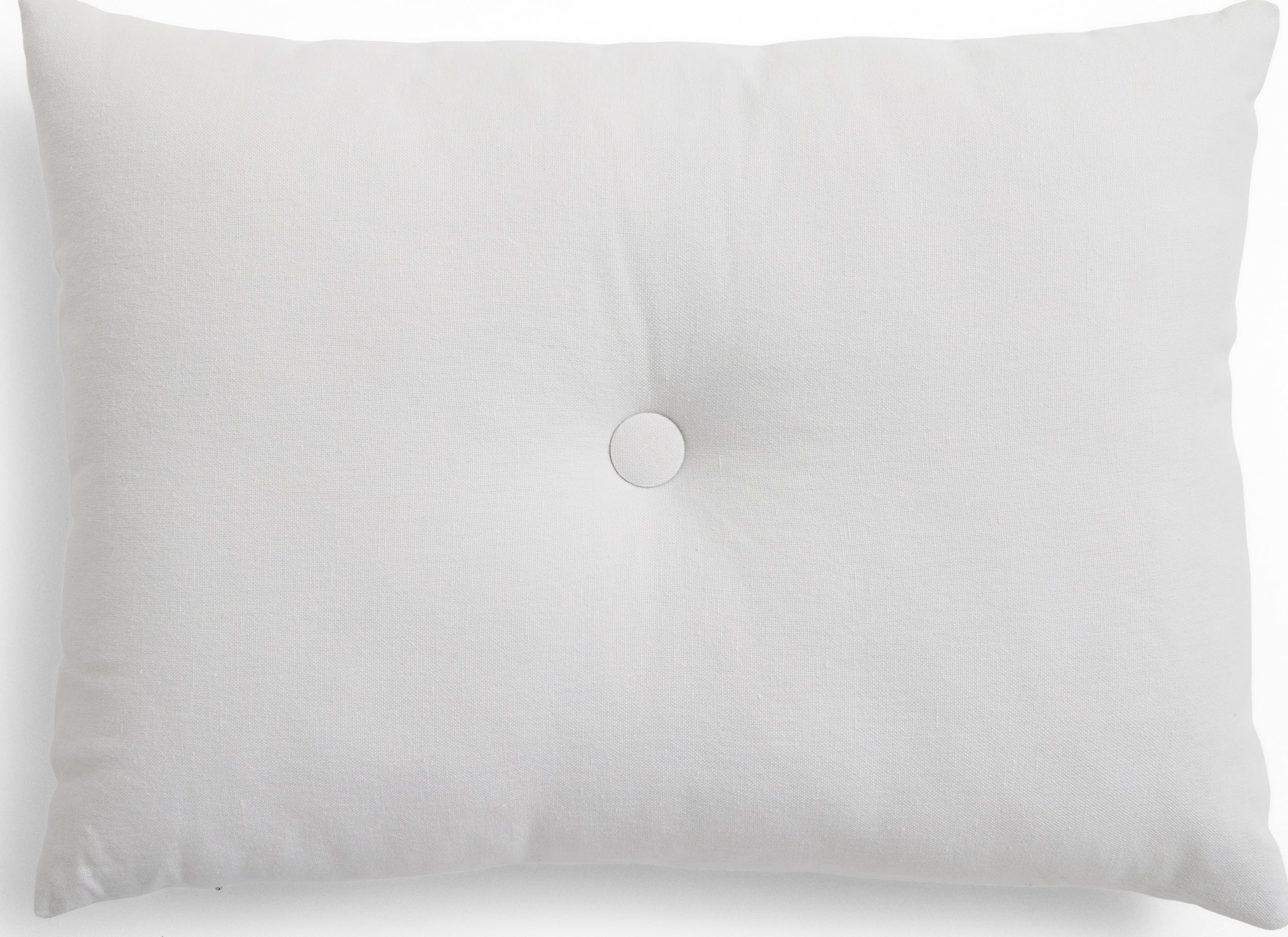 Poduszka dekoracyjna Dot Linen 45 x 60 cm jasnoszara