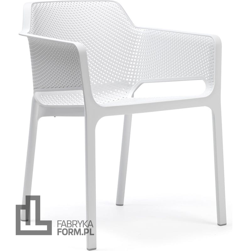 Krzesło ogrodowe Net białe