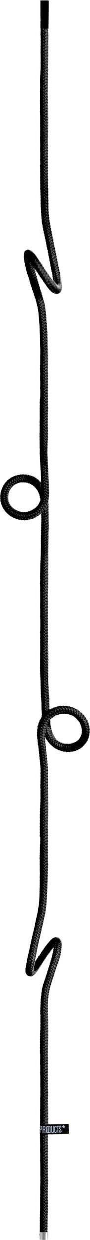 Wieszak sufitowy Loop Rope czarny