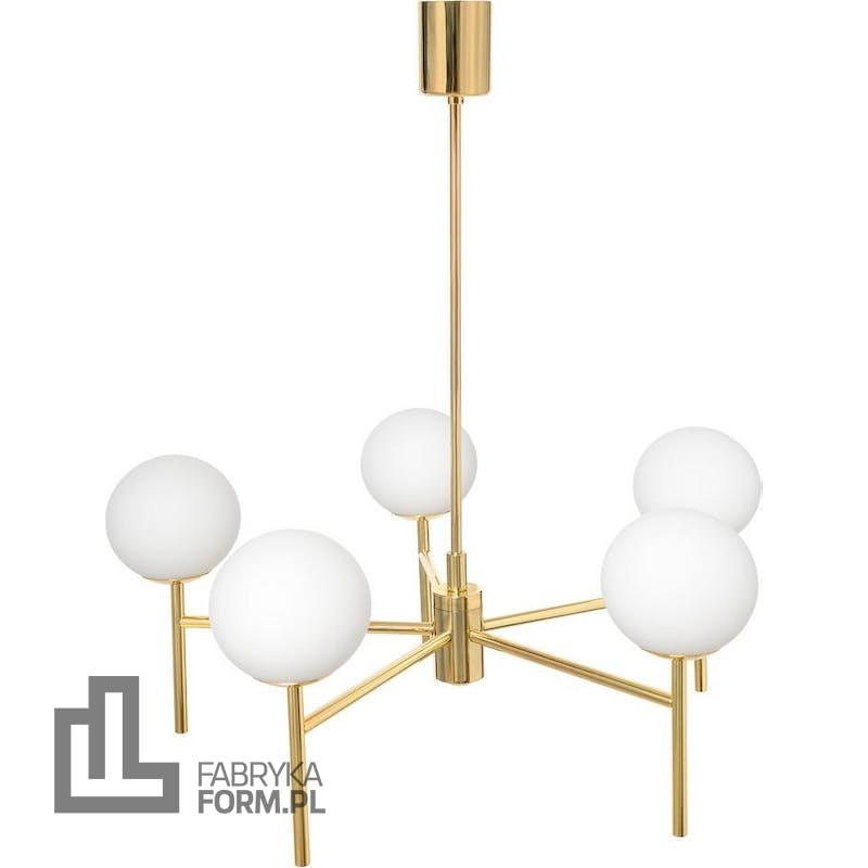 Lampa wisząca Aero złota