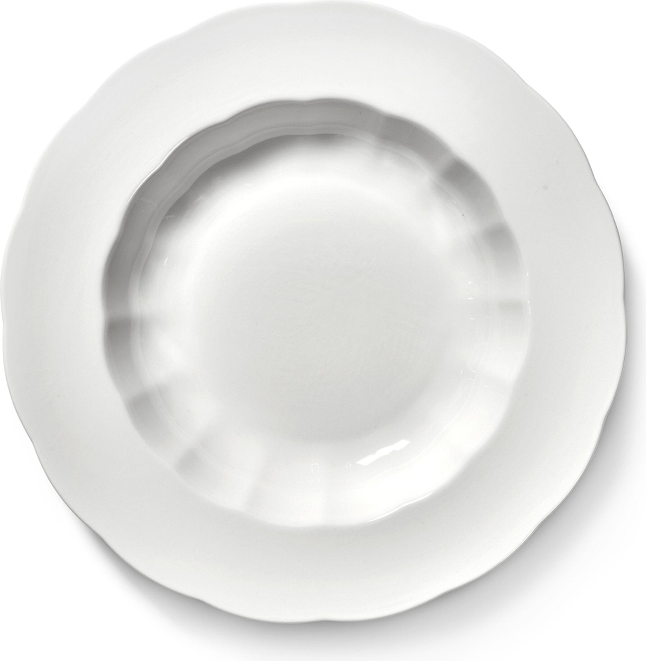 Talerze głębokie Silhouette 27 cm białe 4 szt.
