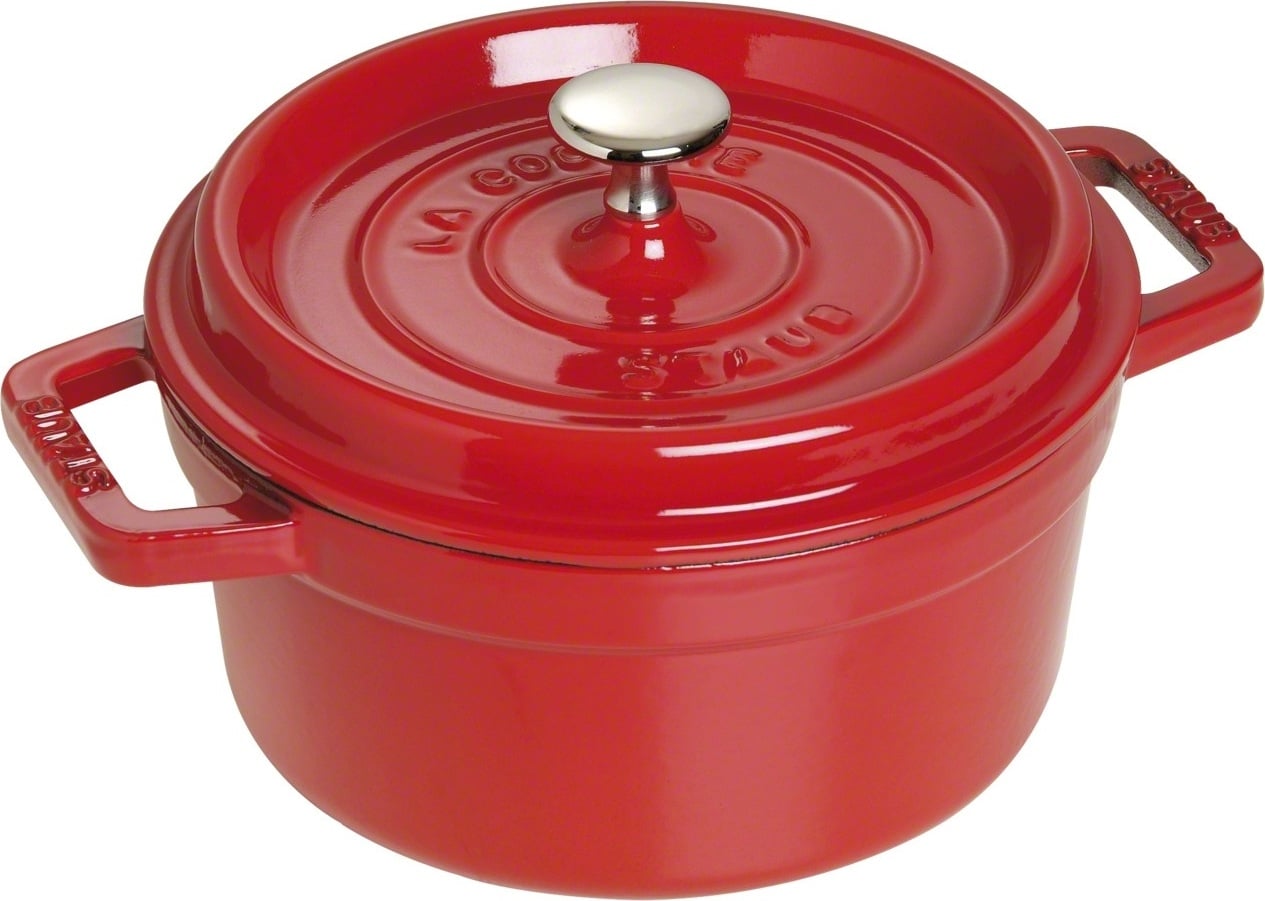 Garnek La Cocotte 5 2 l czerwony żeliwny