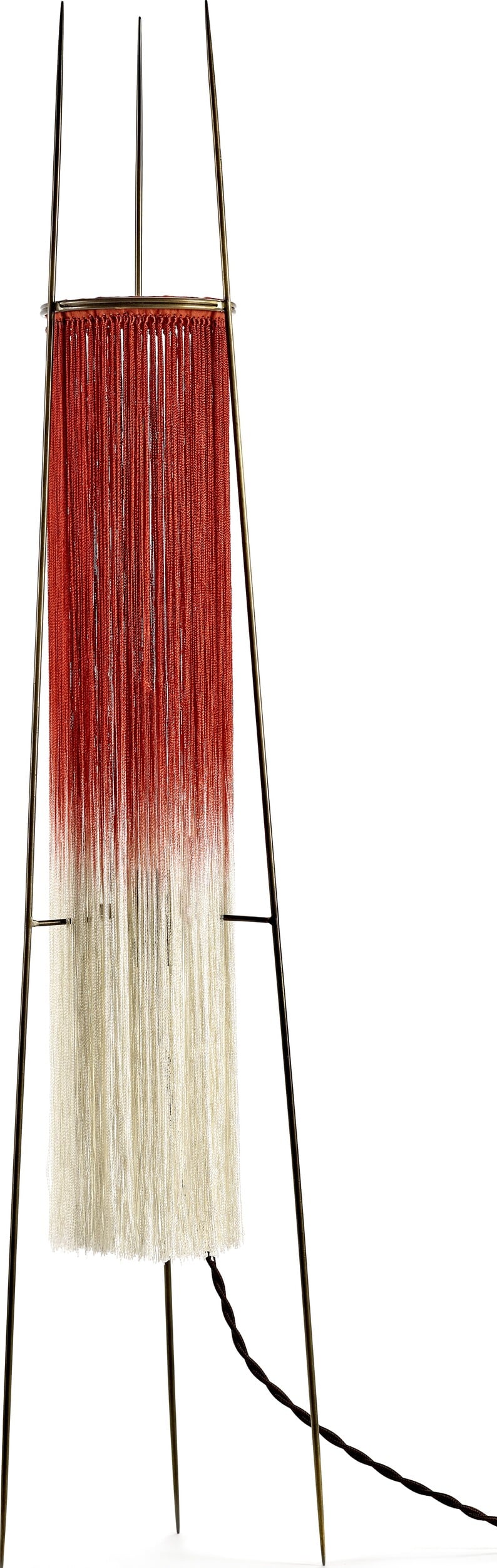 Lampa podłogowa Kiki 85 cm czerwono-biała