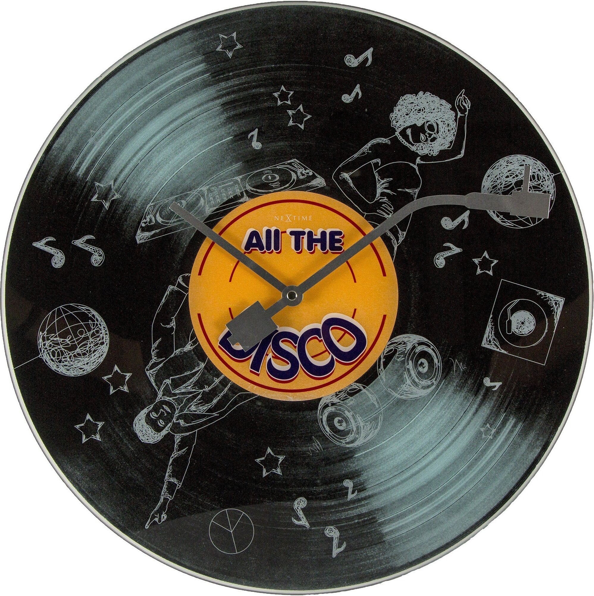 Zegar ścienny All The Disco