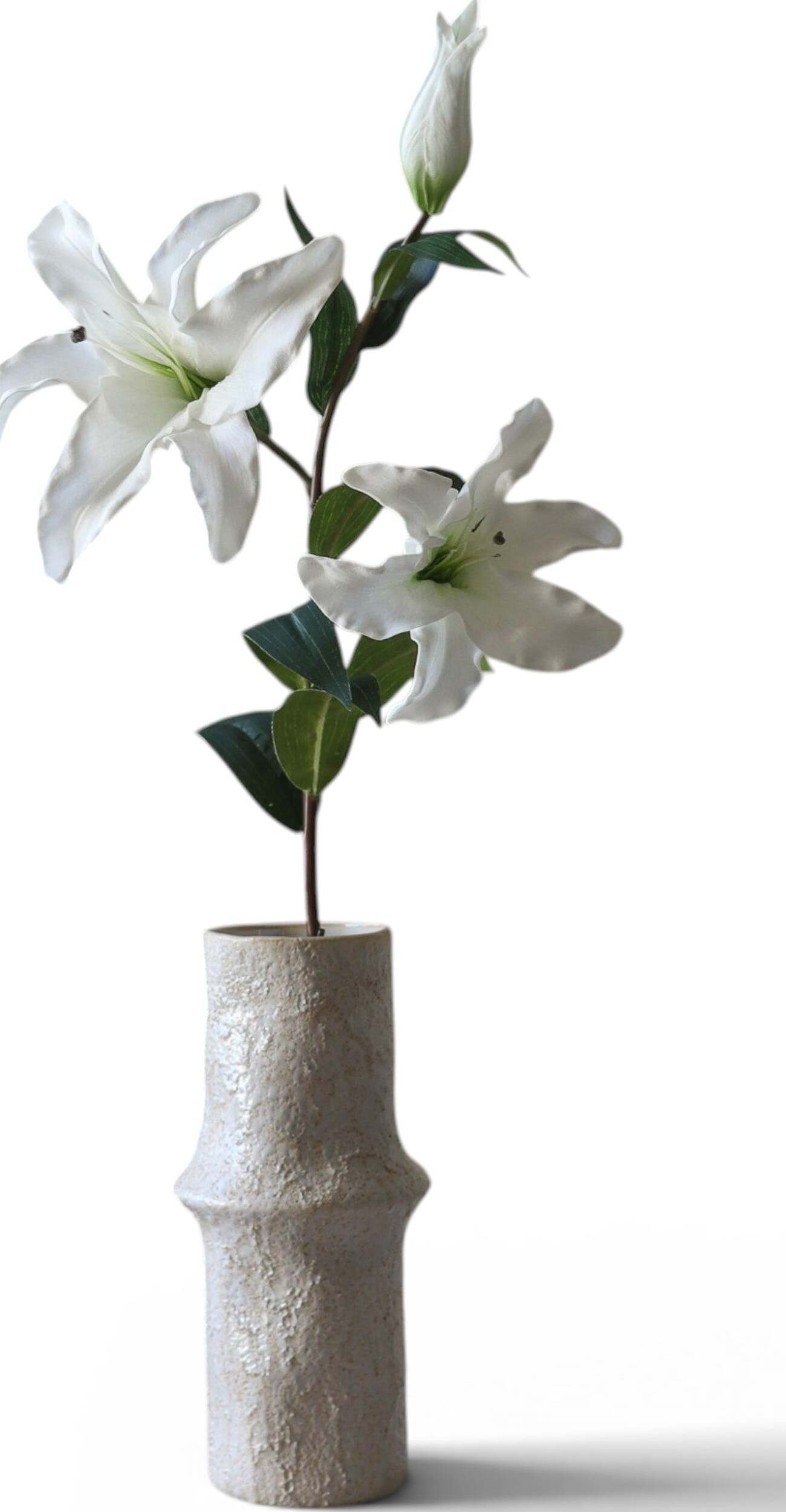 Kwiat sztuczny Botane lilia 94 cm biała