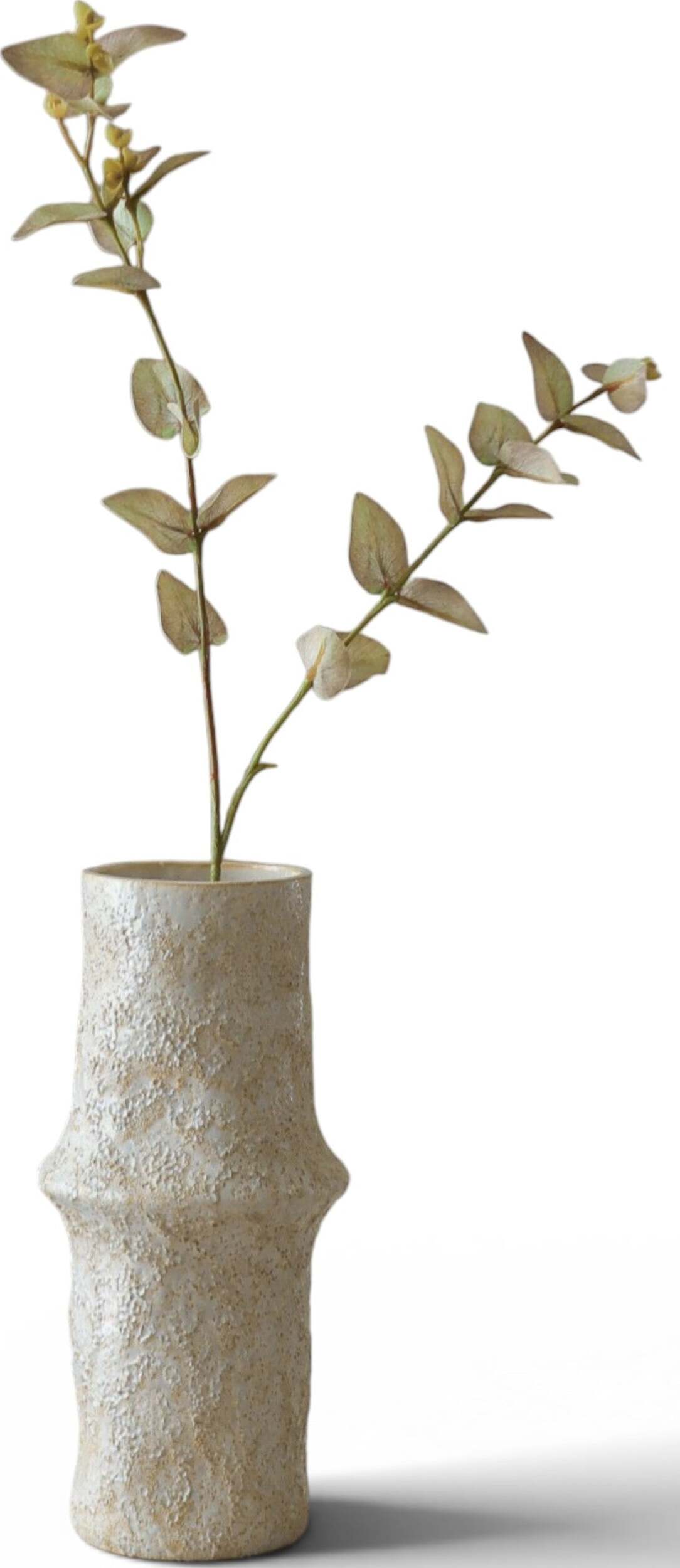 Gałązka sztuczna Botane eukaliptus 64 cm biały