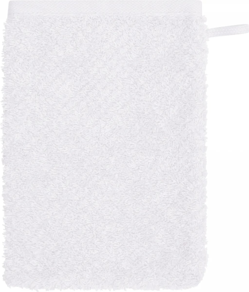 Rękawica kąpielowa Pure Uni 16 x 22 cm biało-szara