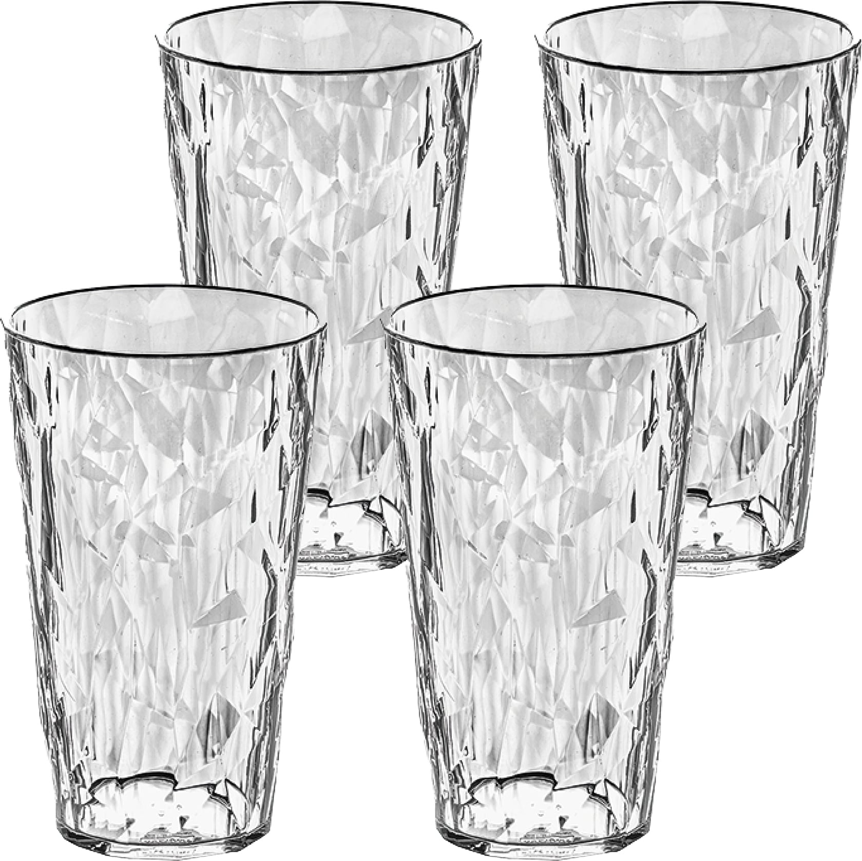 Szklanki z tworzywa Club No. 30 Tritan 400 ml przezroczyste 4 szt.