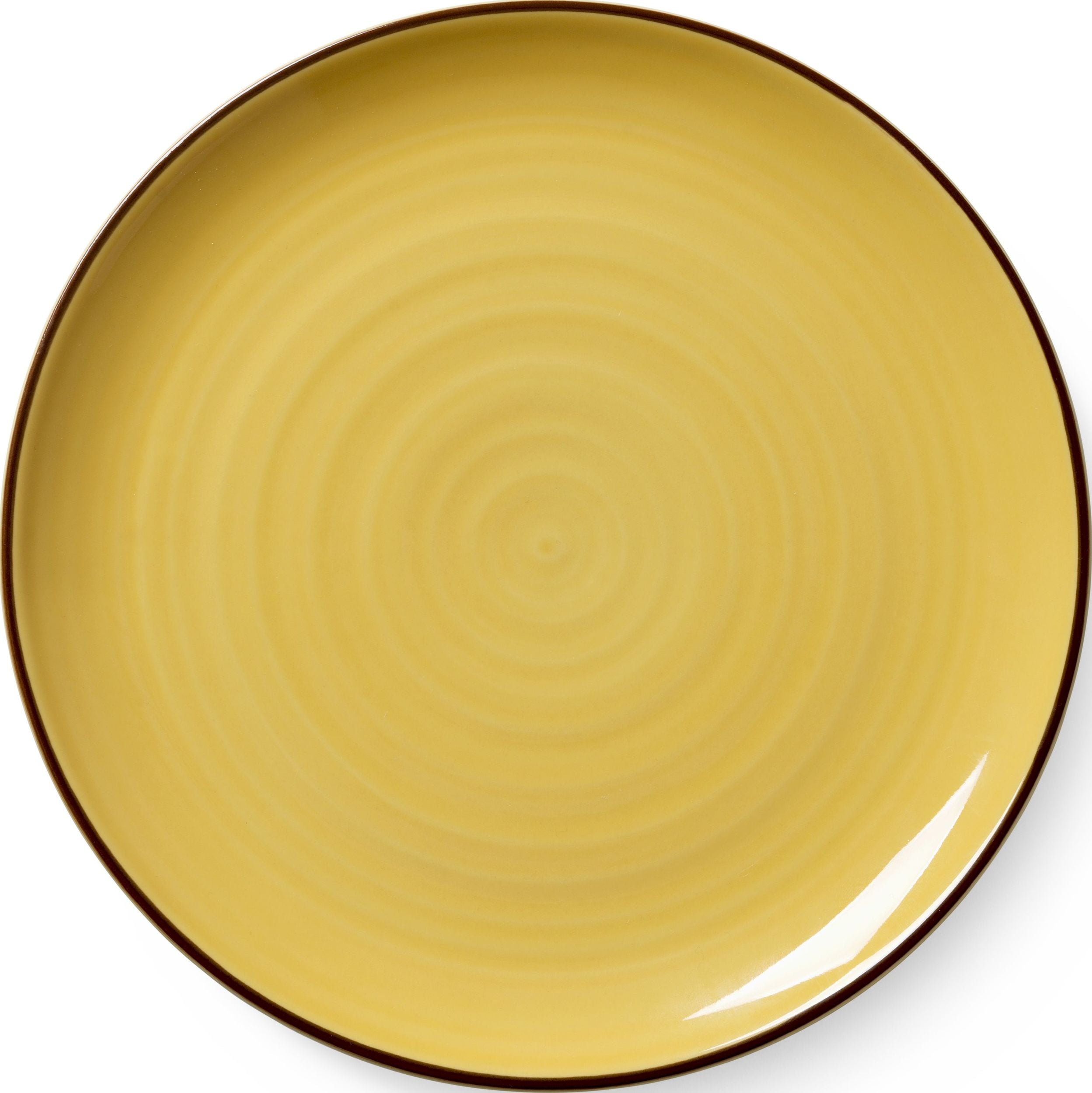 Talerz obiadowy Colore 27 cm żółty