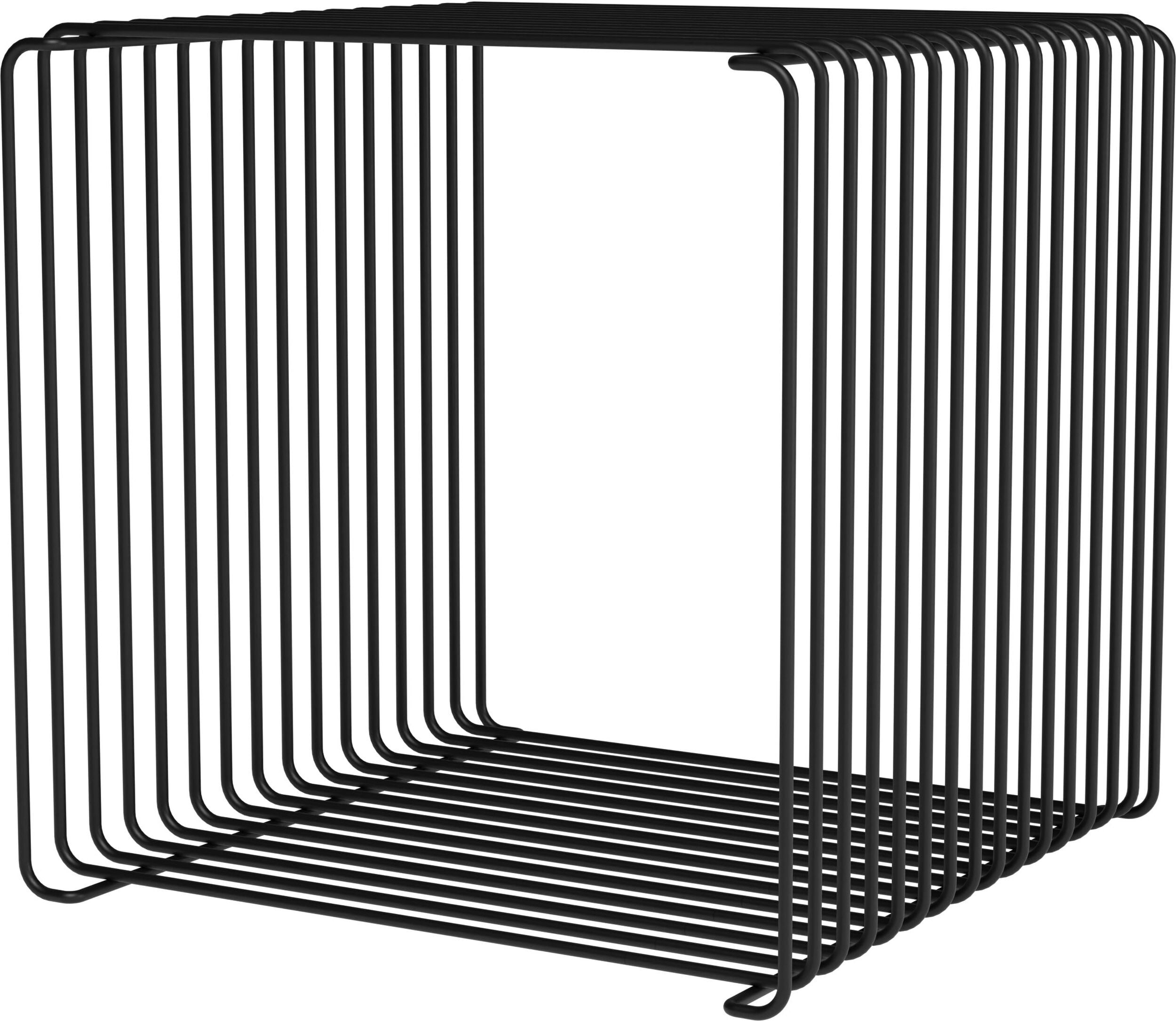 System modułowy Panton Wire 34 8 x 34 8 x 34 8 cm czarny