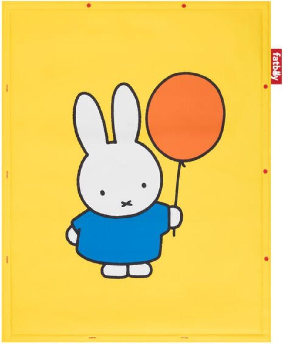 Dywan dziecięcy Miffy 140 x 180 cm żółty