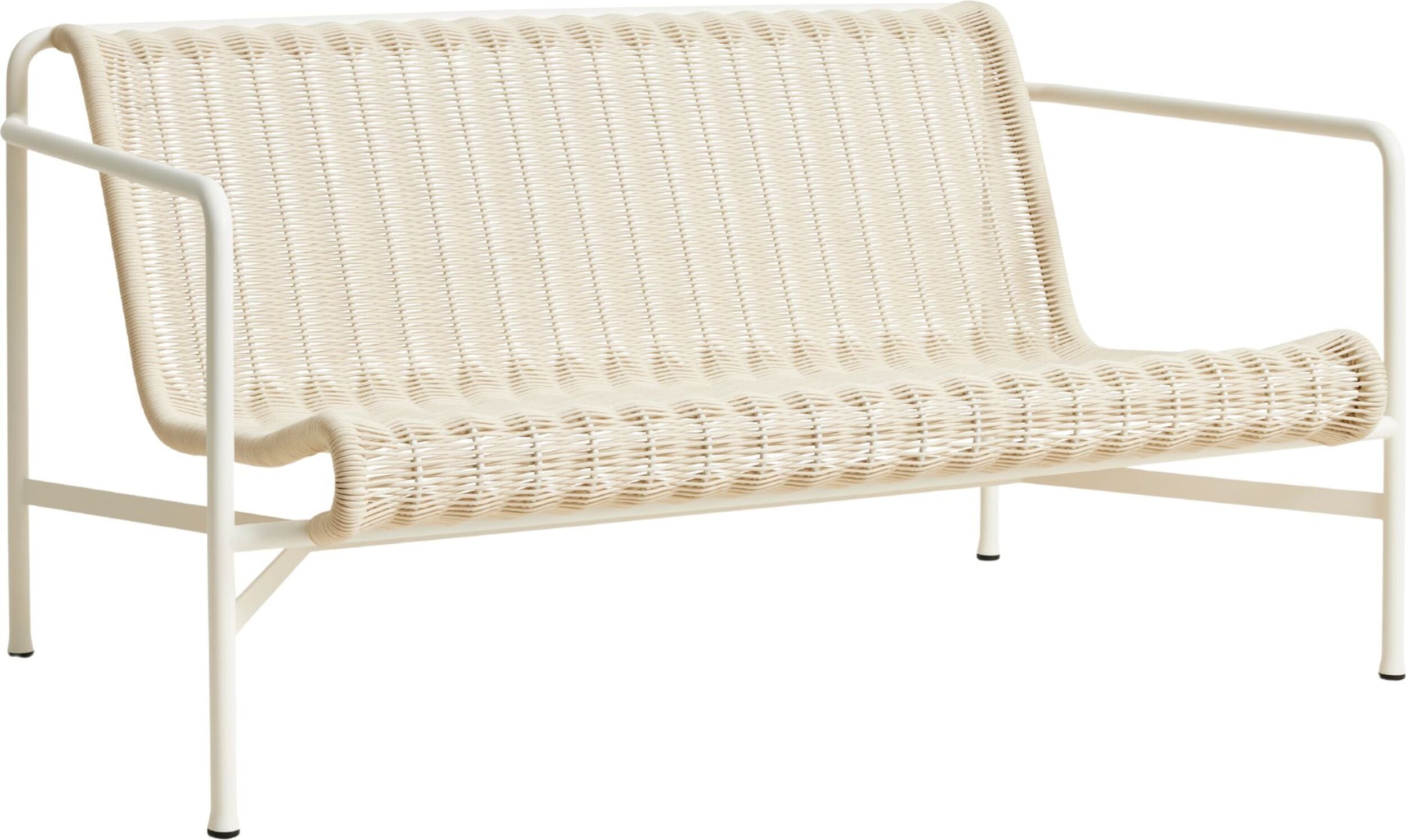 Sofa ogrodowa Palissade Cord 139 cm beżowa