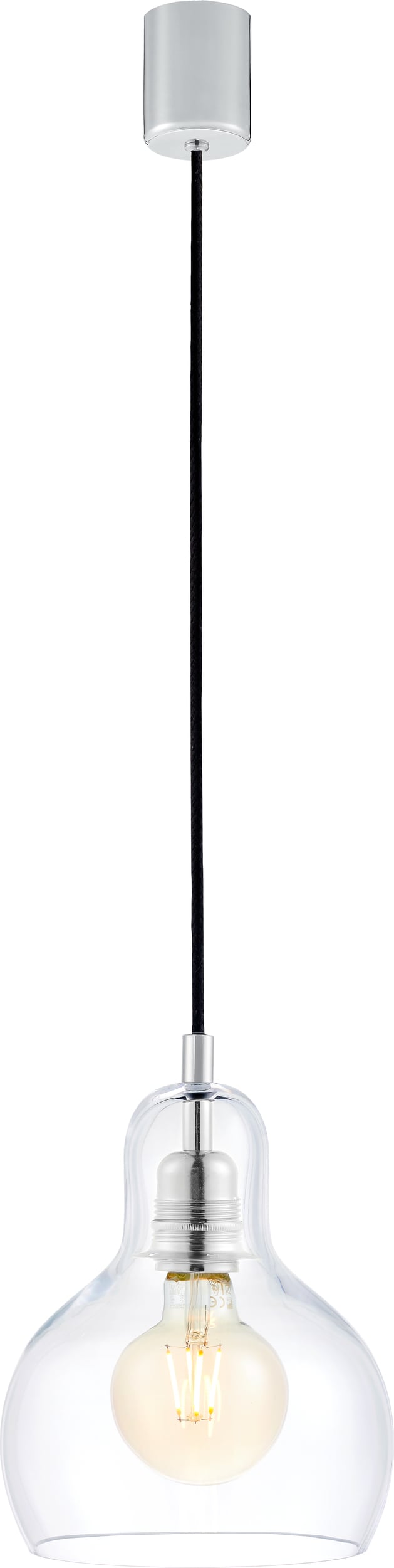 Lampa wisząca Longis I czarna
