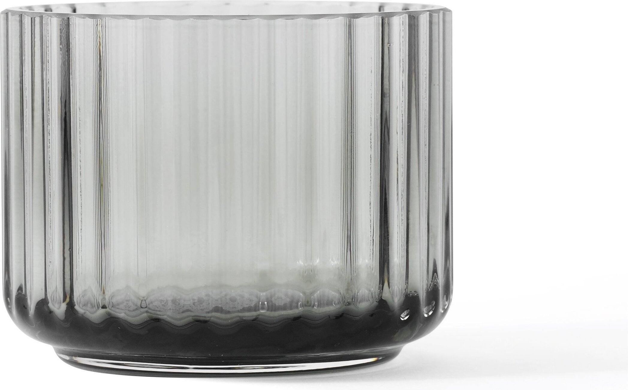 Świecznik Lyngby Smoke szklany