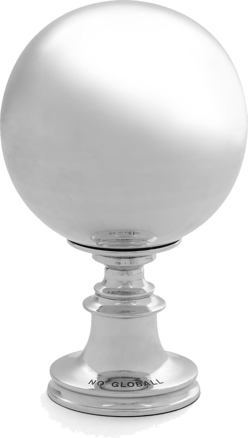 Dekoracja Wunderkammer srebrna Globe