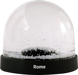 Dekoracja śnieżna kula City Icons Rome