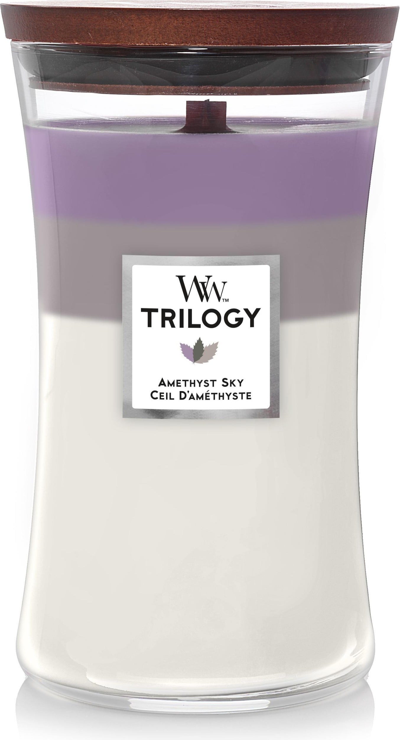 Świeca Trilogy WoodWick Amethyst Sky duża