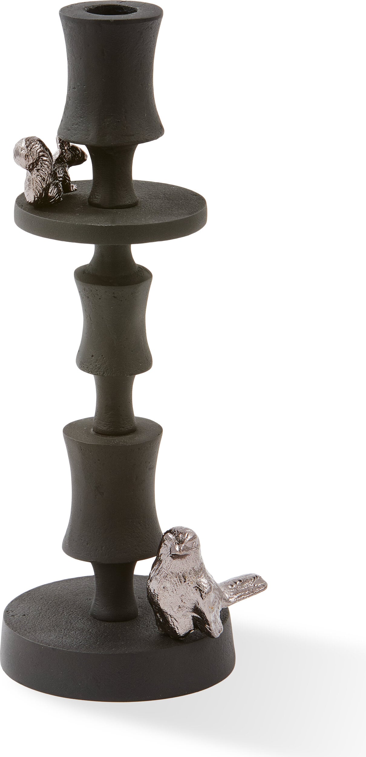 Świecznik na klasyczną świecę Climbing Pole 29 cm czarny