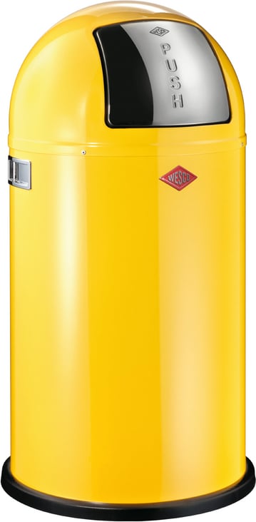 Kosz na śmieci PushBoy 50 l żółty