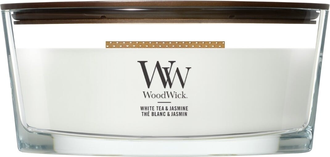 Świeca WoodWick Hearthwick White Tea & Jasmine