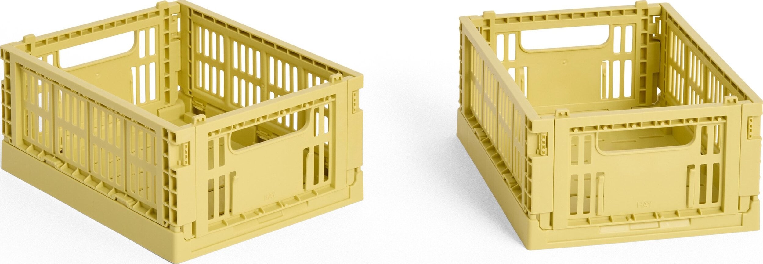 Kosze do przechowywania Hay Colour Crate Mini żółte 2 szt.