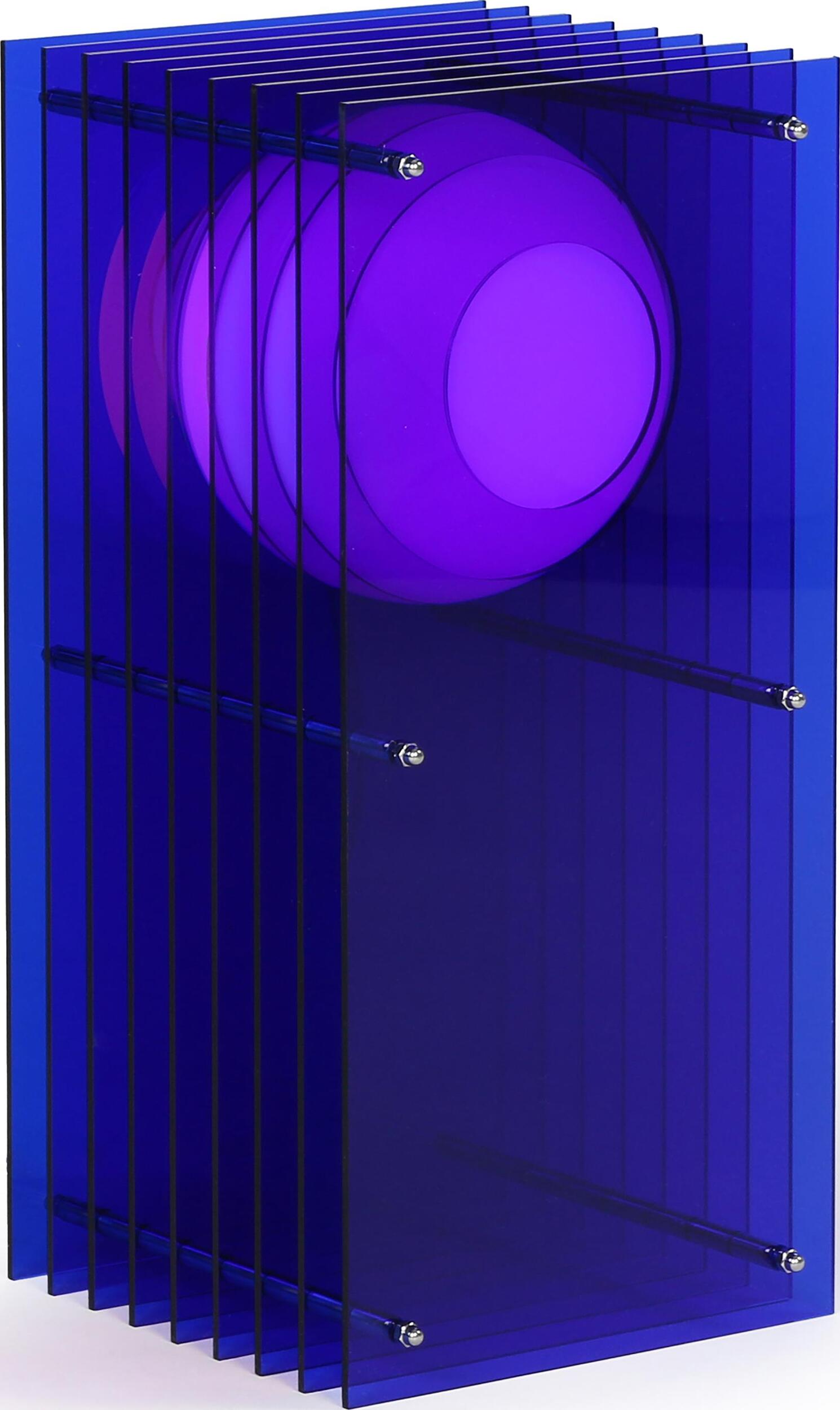 Lampa Lop Rectangle S niebieska