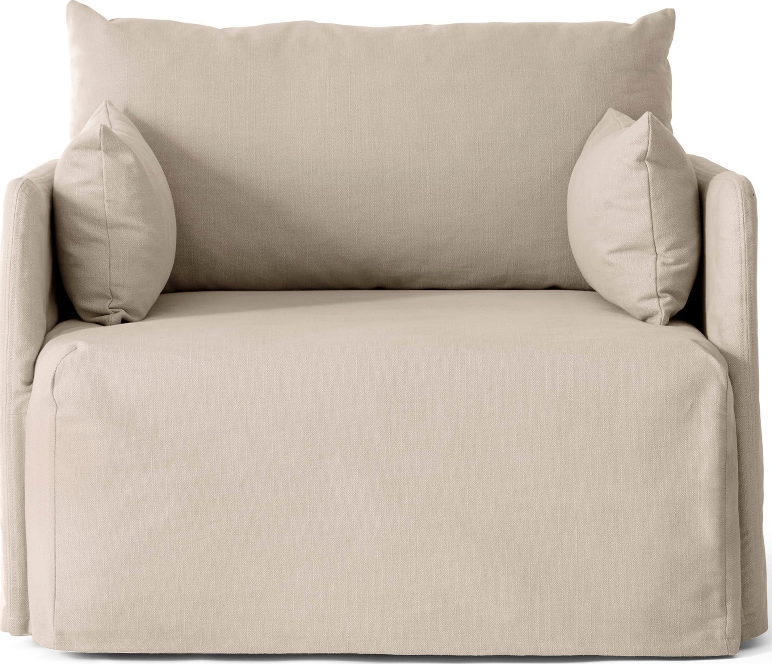 Sofa jednoosobowa Offset Cotlin piaskowa z pokrowcem