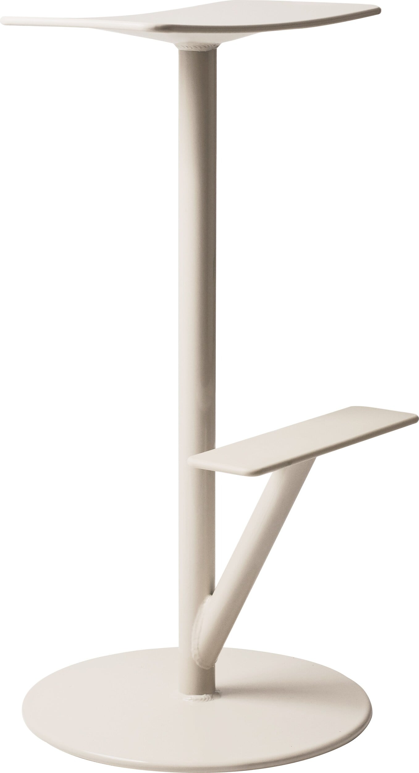 Stołek barowy Sequoia 66 cm kość słoniowa