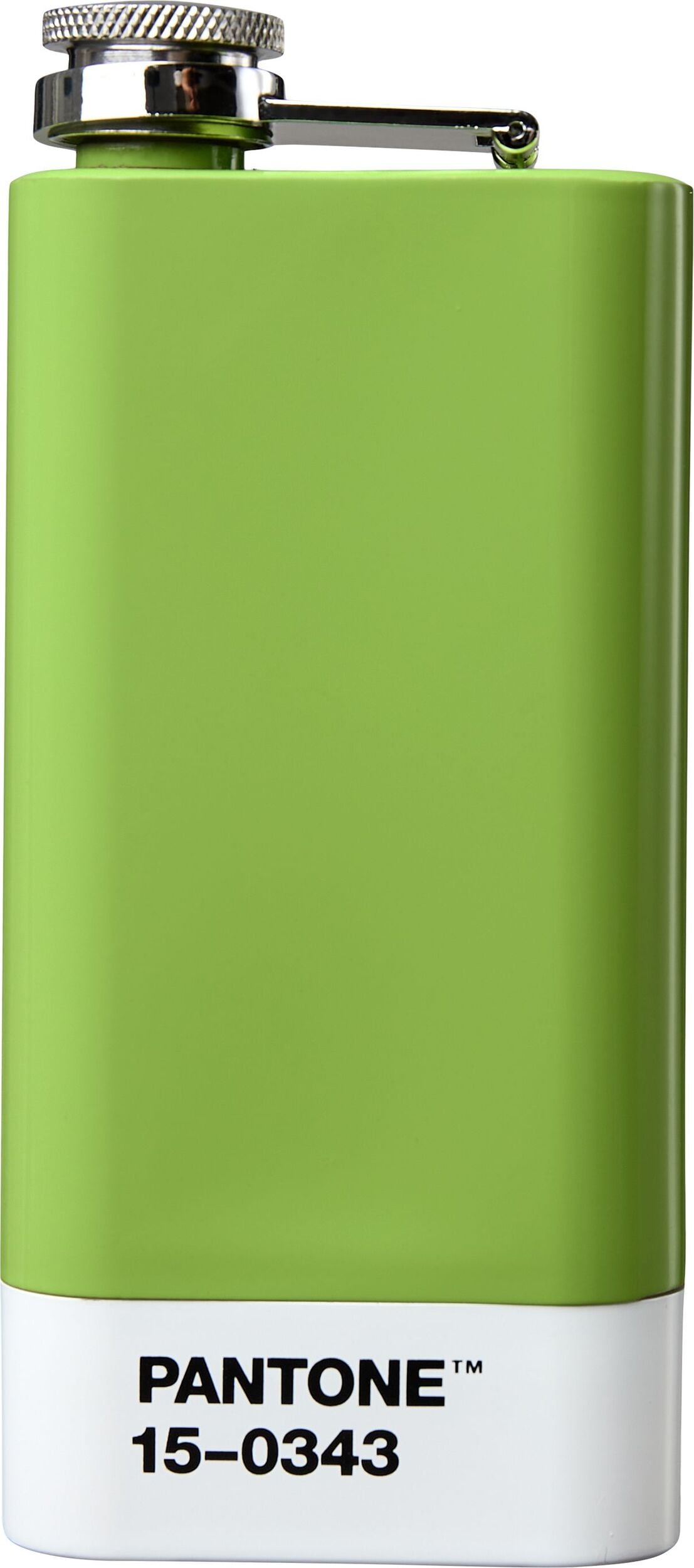 Piersiówka Pantone trawiasta zieleń