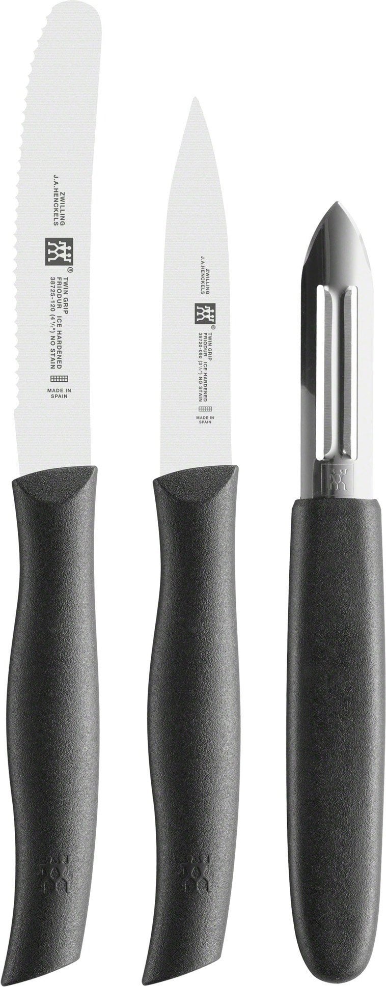 Nóż do obierania 8 cm  obieraczka i nóż 12 cm Twin Grip