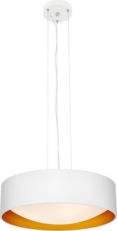 Lampa wisząca Vero biel i złoto