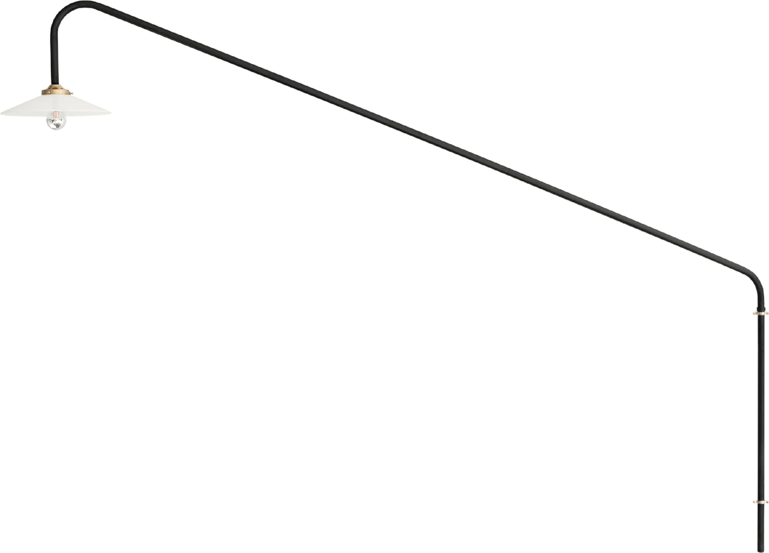 Lampa ścienna N°1 140 cm czarna
