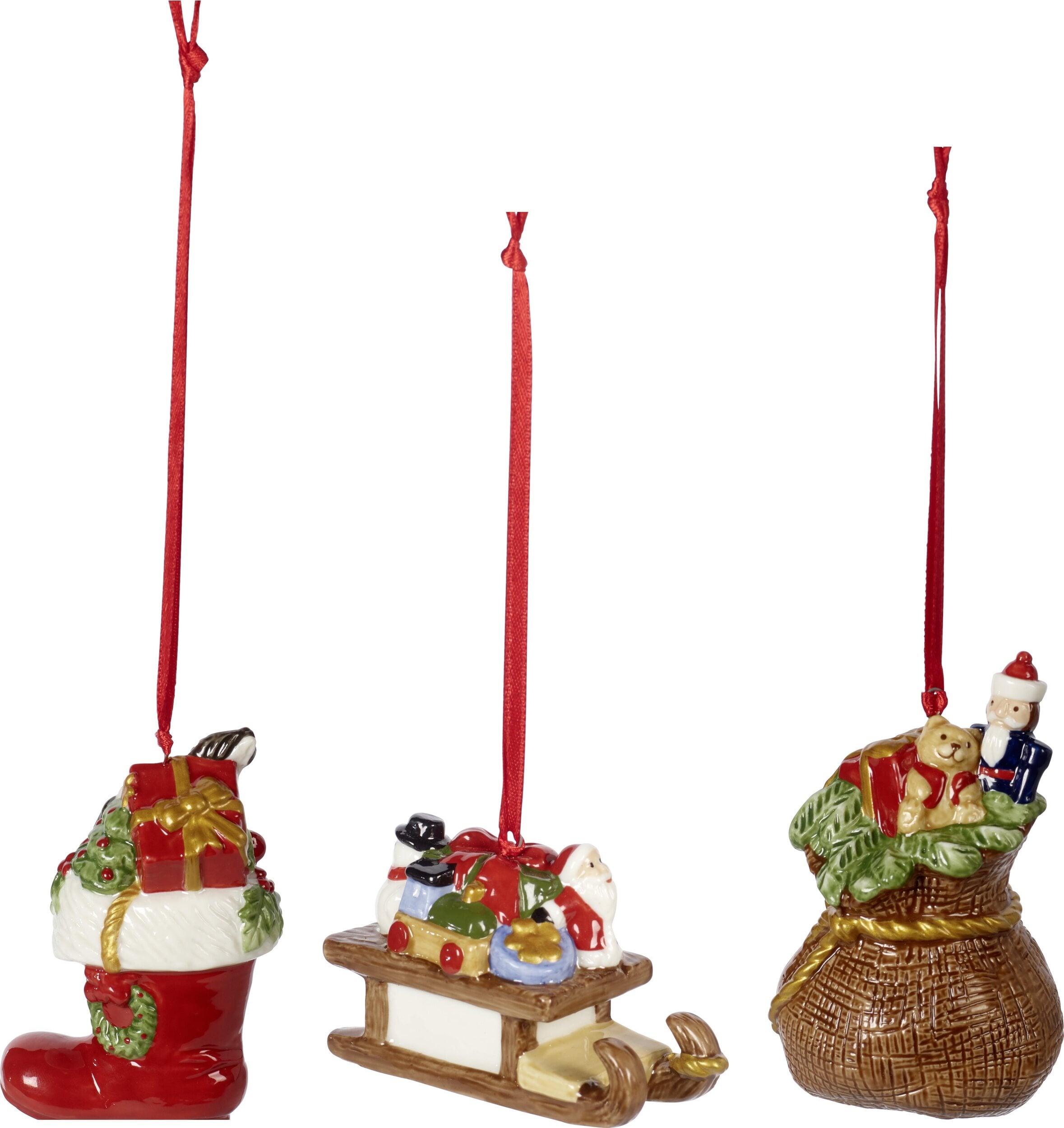 Ozdoby choinkowe Nostalgic Ornaments prezenty 3 szt.
