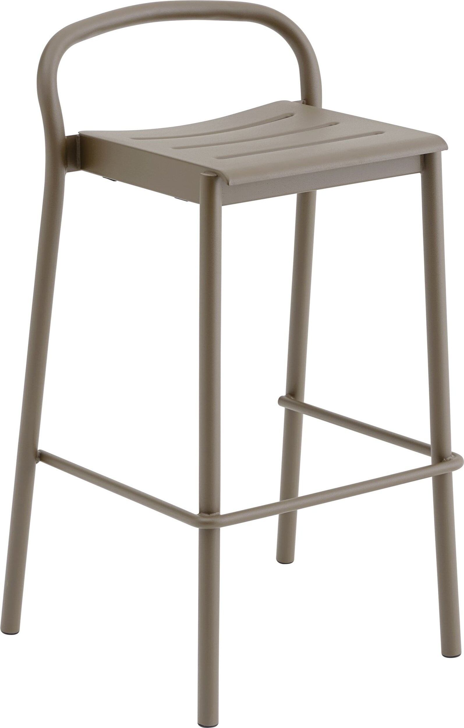 Stołek barowy Linear 75 cm taupe