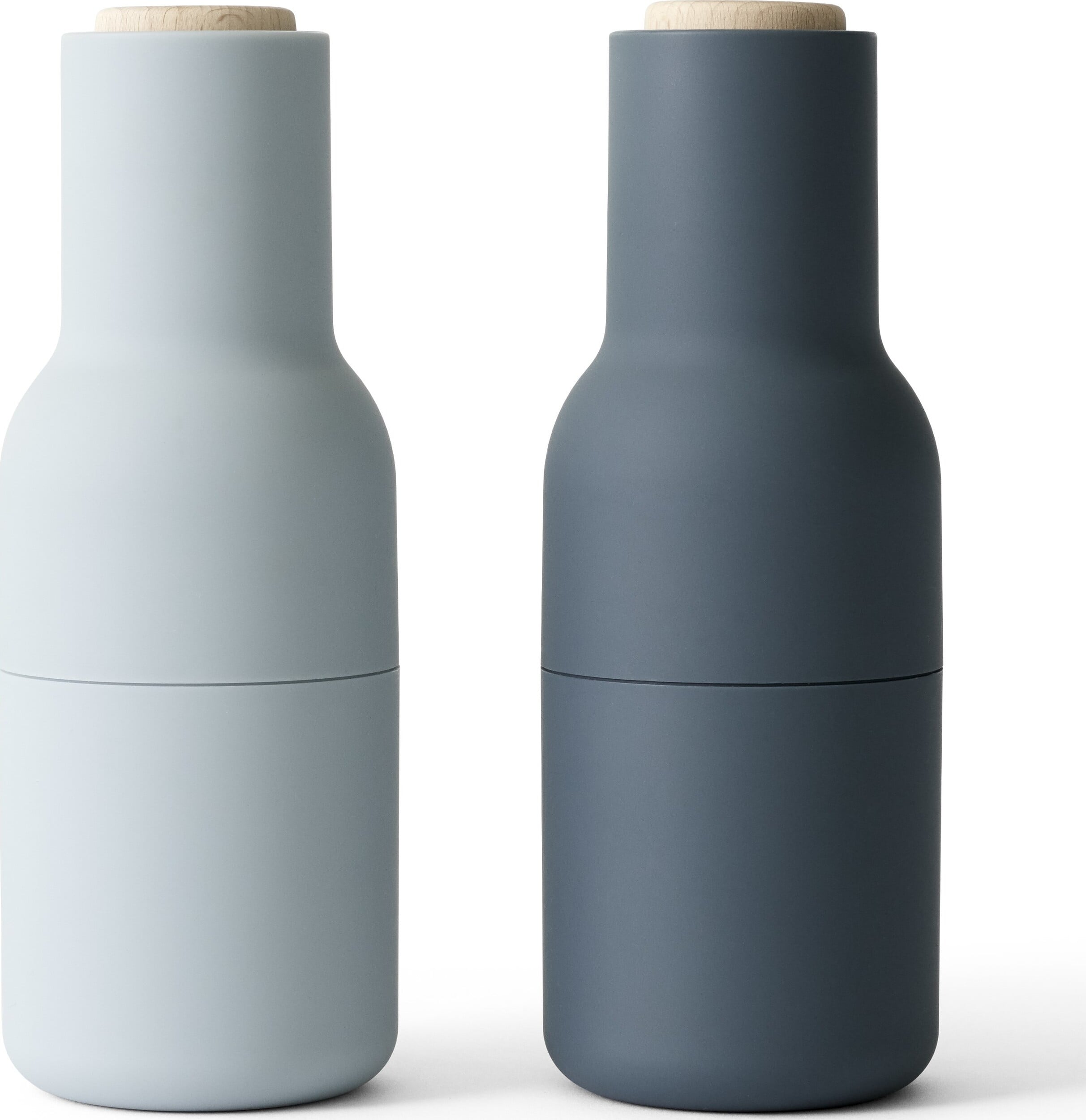 Młynki do pieprzu soli lub przypraw Bottle Grinder Beech niebieskie 2 szt.