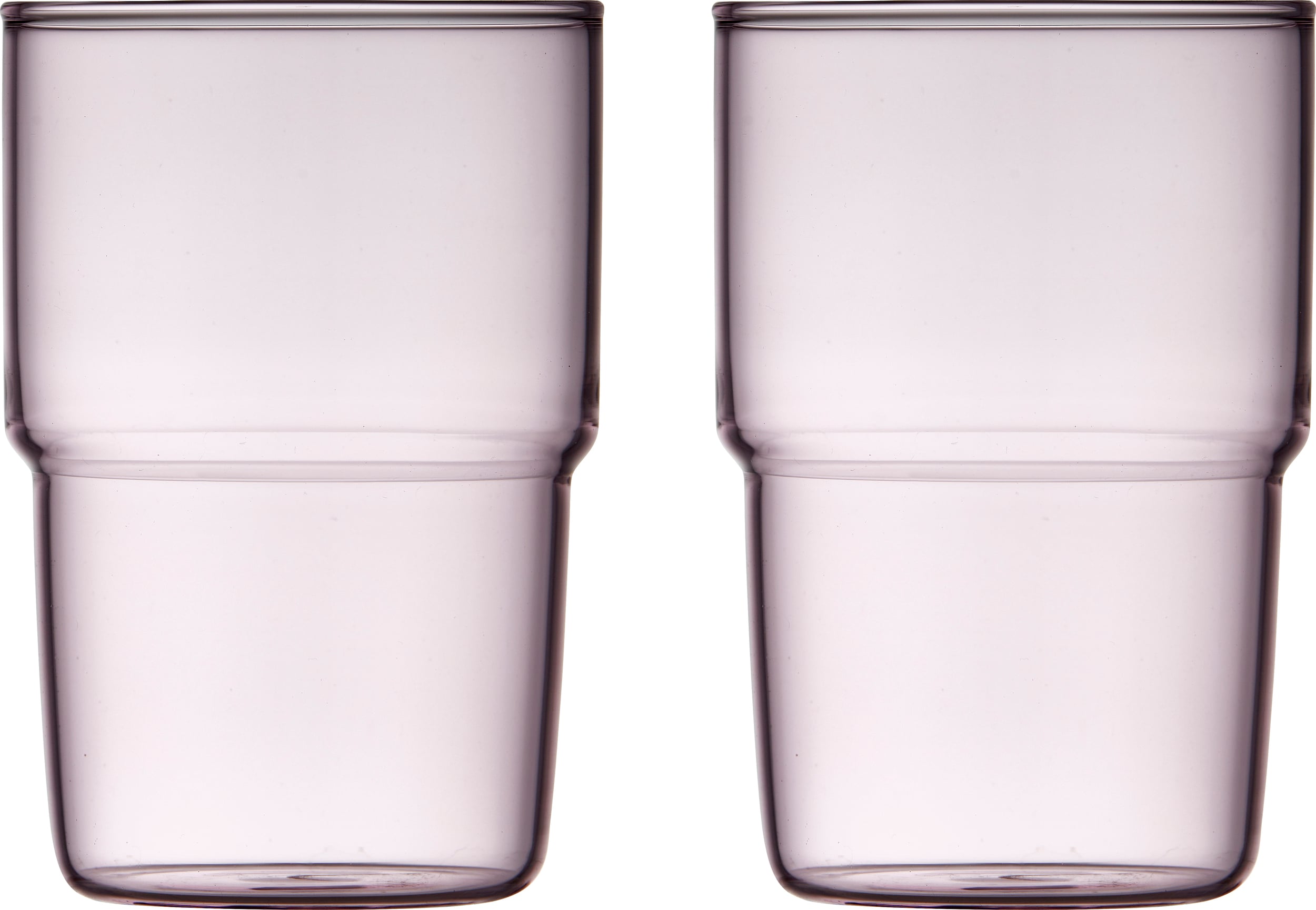 Szklanki Torino 400 ml różowe 2 szt.