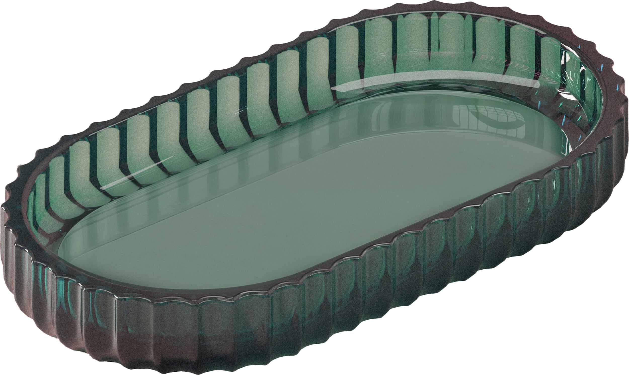 Taca łazienkowa Lido 19 cm zielona