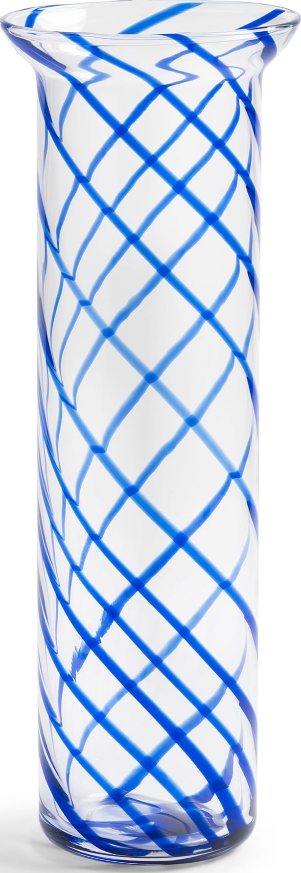 Wazon Yogu Spiral 42 cm niebieski
