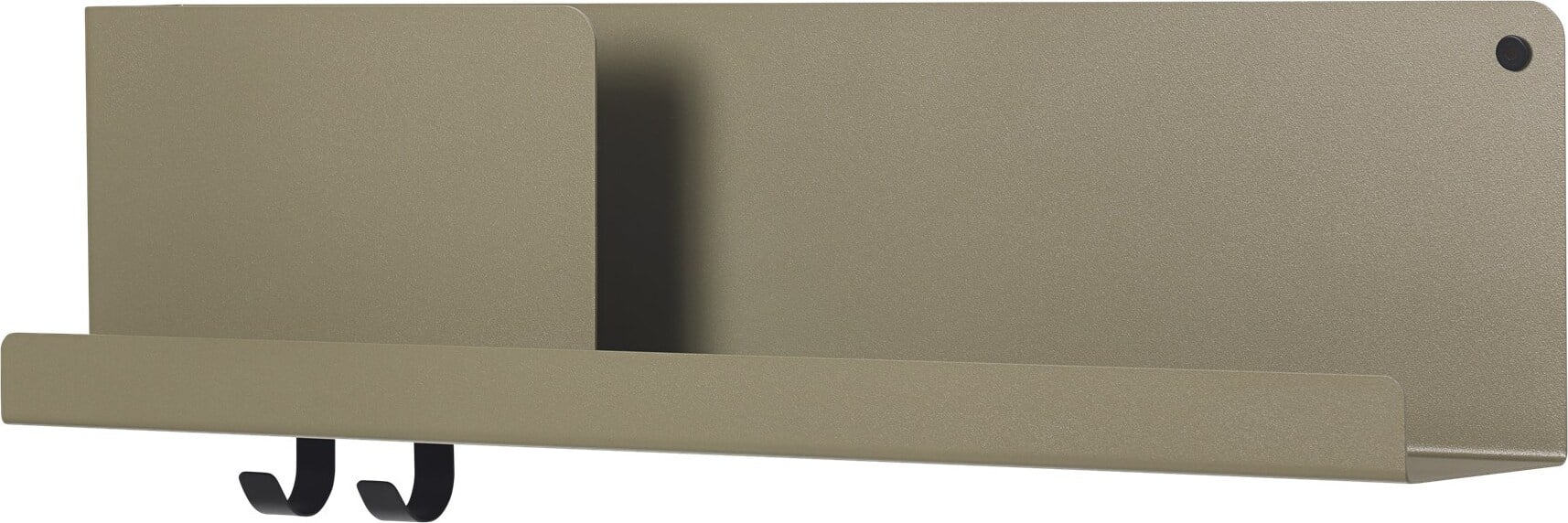 Półka ścienna Folded 63 x 16 5 cm oliwkowa