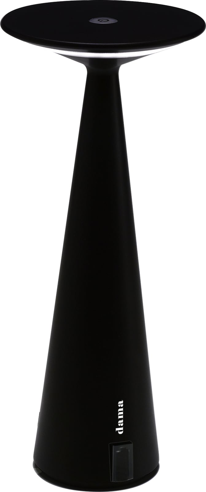 Lampa bezprzewodowa Dama 29 cm czarna
