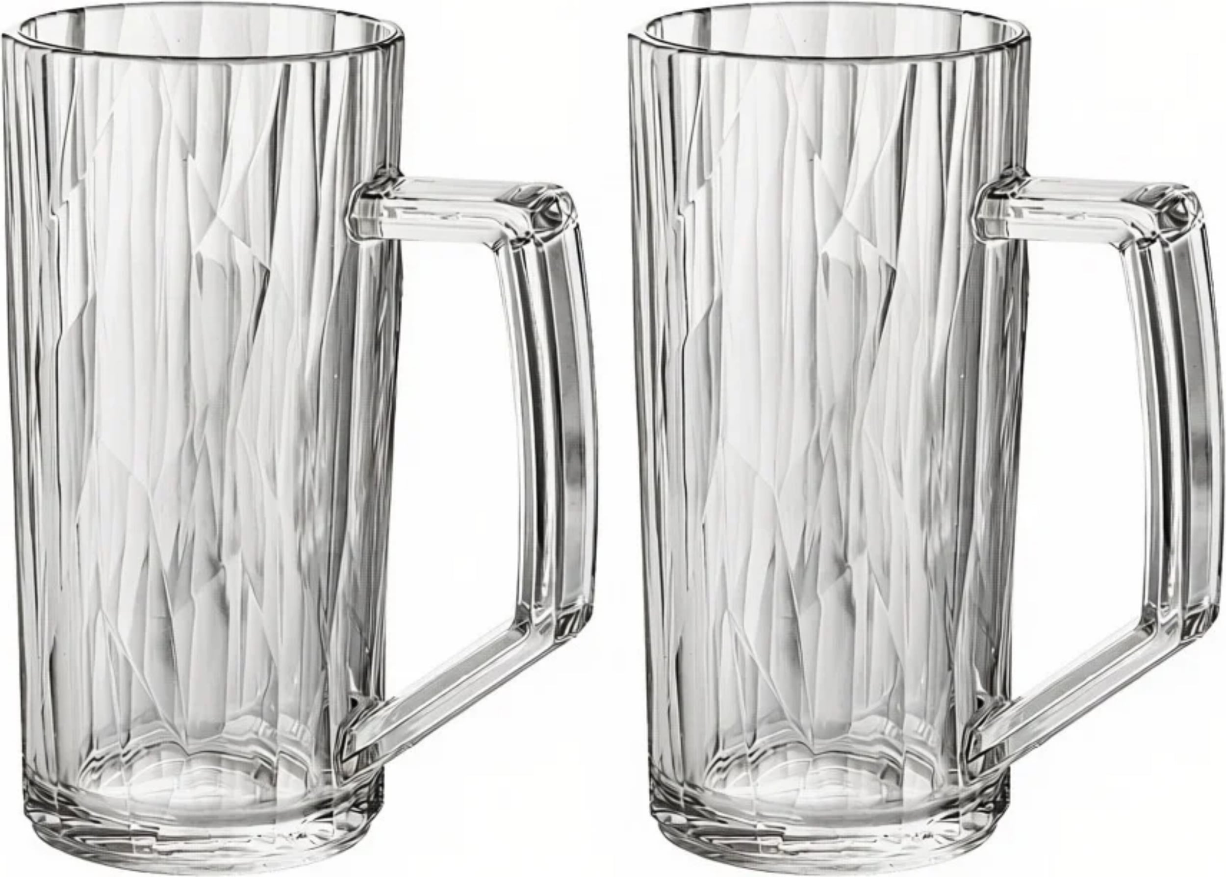 Szklanki do piwa z tworzywa Club No. 25 Tritan 300 ml jasnoszare 2 szt.